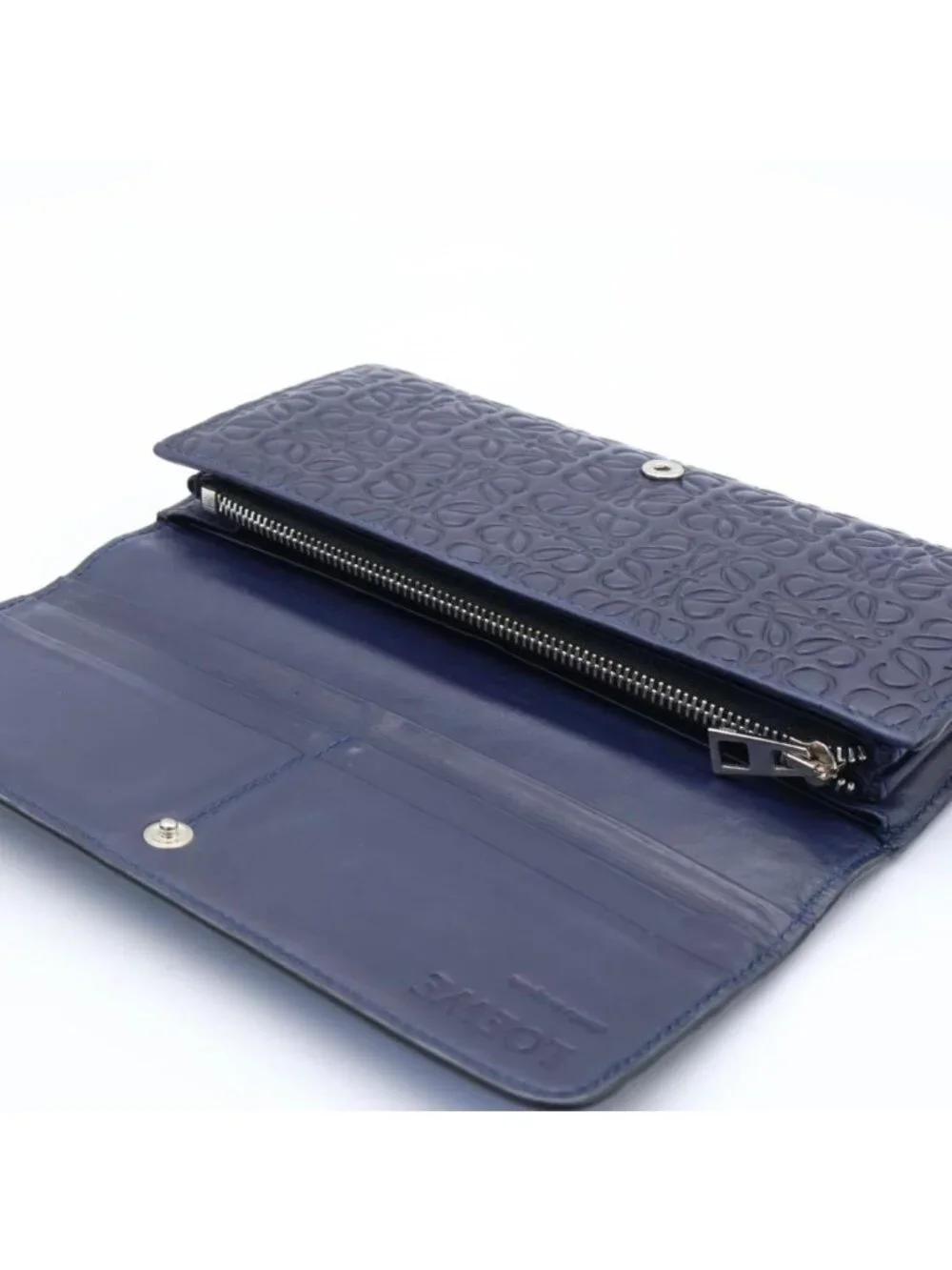 Loewe Repeat Anagram Wallet Navy